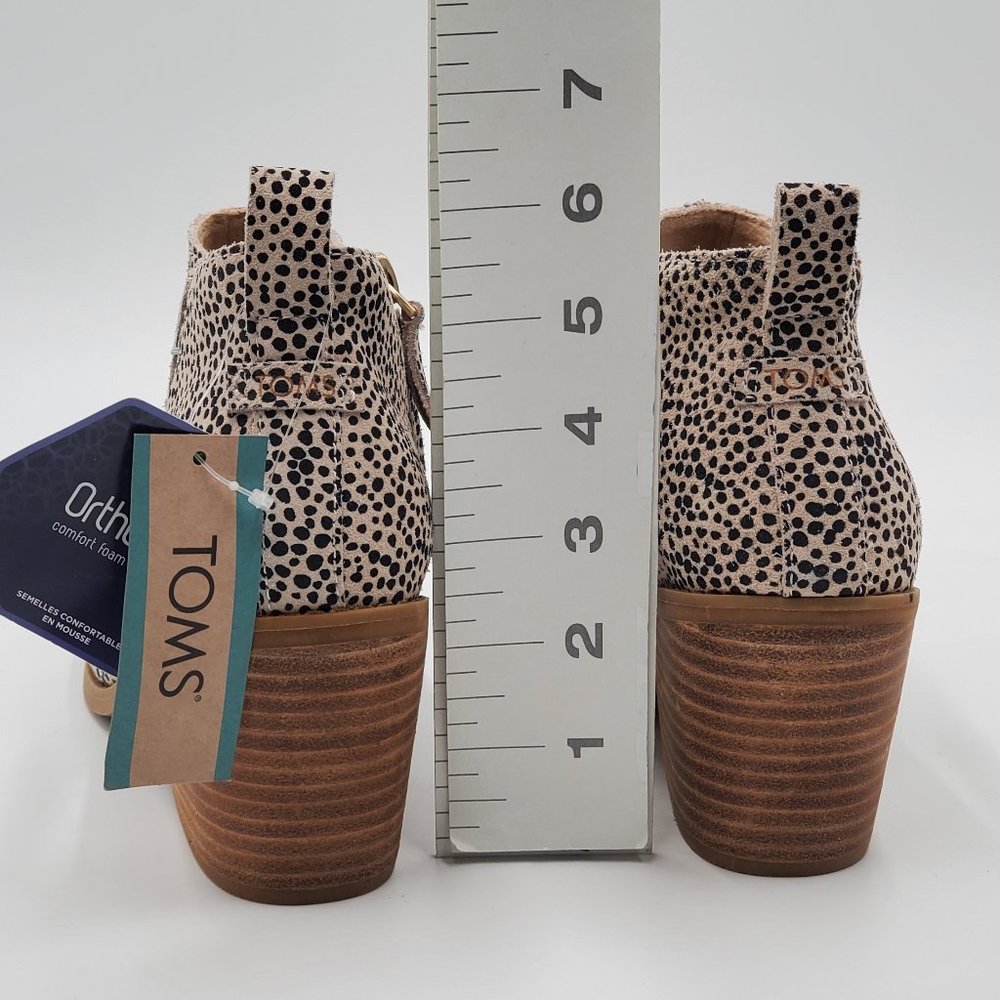 Toms Animal Print Ankle Booties - NWT - Picture 11 of 15